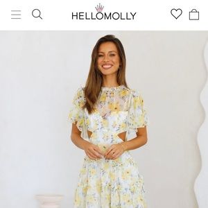 HELLO MOLLY Always Be There Yellow Dress BRAND NEW